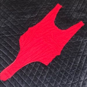 Red Bodysuit | Charlotte Russe |